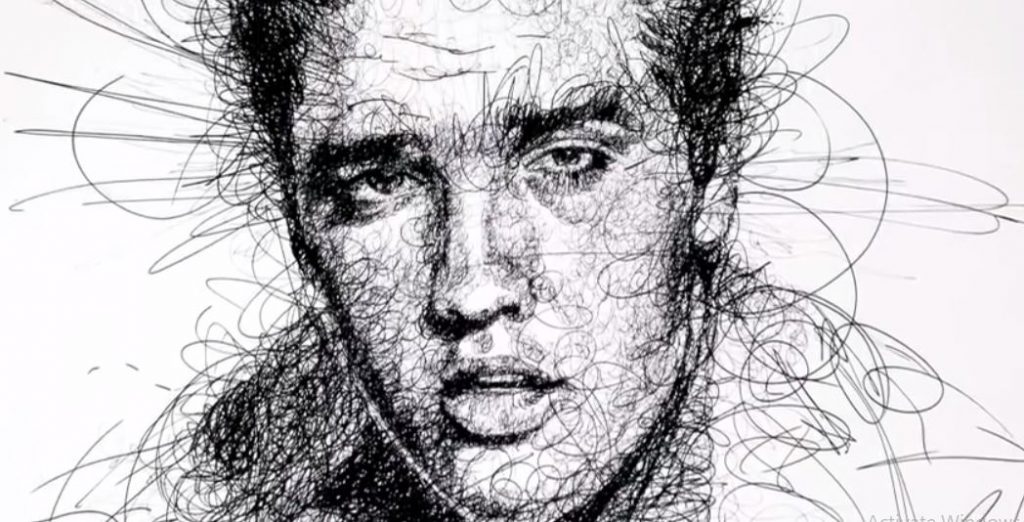 Video) Cách vẽ đi nét chân dung Elvis Presley bằng bút lông kim Artline -  PHUC MA TRADING CO.,LTD