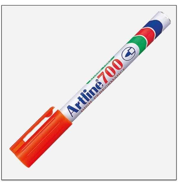 Bút lông dầu không phai ngòi nhỏ Artline EK-700 - Ảnh 6