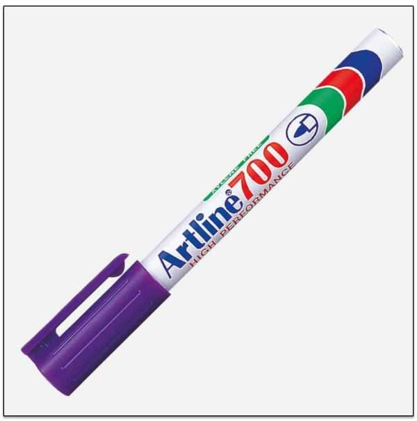 Bút lông dầu không phai ngòi nhỏ Artline EK-700 - Ảnh 7