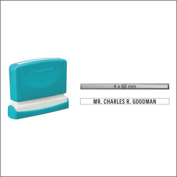 Dấu thẩm thấu sắc nét Xstamper Quix Q05 (4x60mm) - Ảnh 2