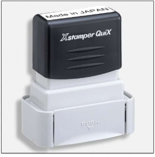 Dấu đóng thẩm thấu chứa mực Xstamper Quix TAT QT-10(QPTT-Q1140RGU) 11x40mm - Ảnh 2