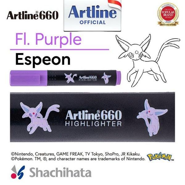Bút dạ quang Artline Pokemon EK-660NPM - Ảnh 5