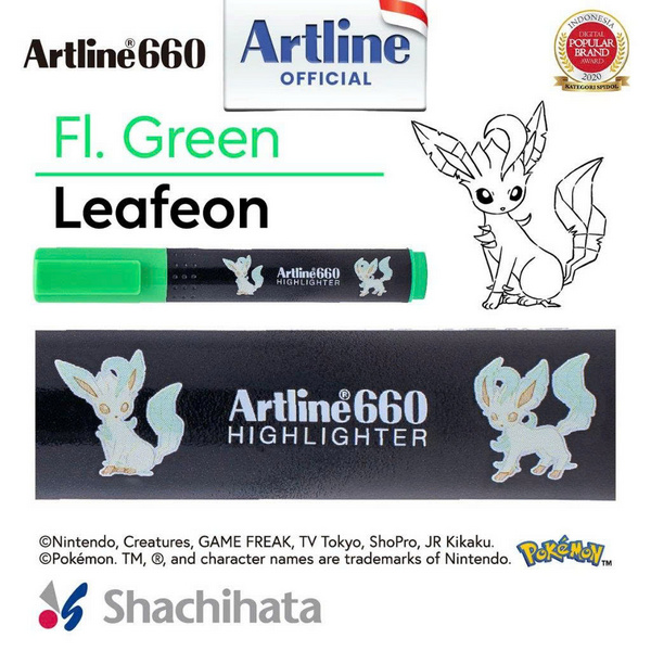Bút dạ quang Artline Pokemon EK-660NPM - Ảnh 2