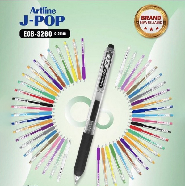 Bút gel Artline J-POP EGB-S260 màu cơ bản