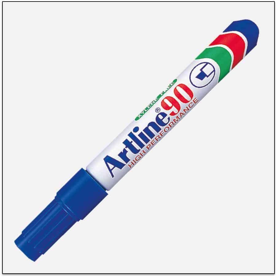 EK 90 BLUE Bút lông dầu không phai Artline Japan 1