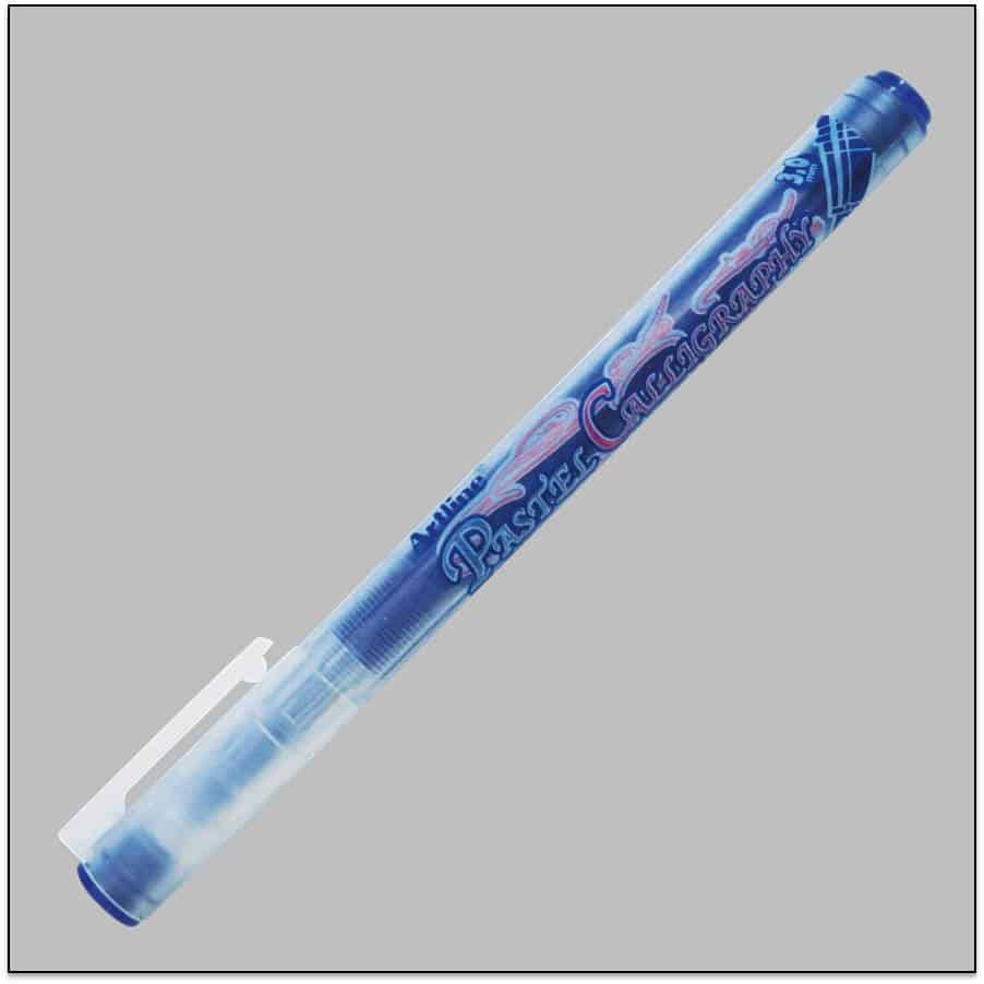 EMP 2CL BLUE bút thư pháp màu phấn pastel Artline Japan