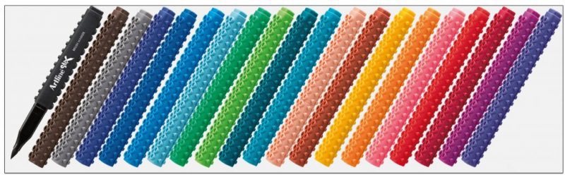 ETX F bút thư pháp ngòi brush lắp ráp lego artline Japan