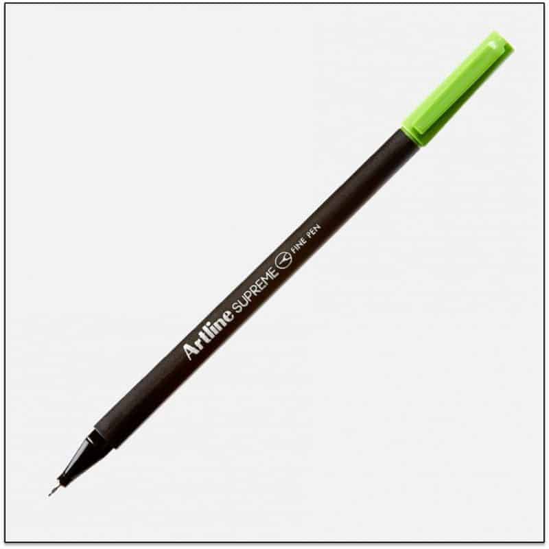 ARTLINE SUPREME bút lông kim cao cấp LIME GREEN BX12