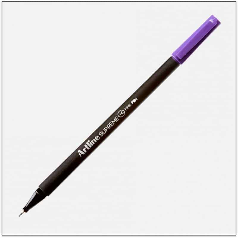 ARTLINE SUPREME bút lông kim cao cấp PURPLE BX12