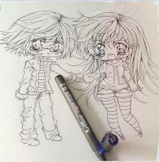 Vẽ chibi bằng bút kỹ thuật Artline là một hoạt động nghệ thuật rất thú vị và bổ ích cho mọi lứa tuổi. Bạn sẽ được trải nghiệm sự yêu thích của mình trong việc tạo ra những nhân vật chibi dễ thương và hài hước bằng những nét vẽ mảnh mai và tinh tế. Hãy xem các hình ảnh để cảm nhận rõ hơn!