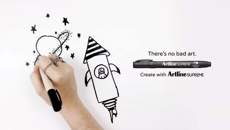 Bút Artline brush supreme: Bạn muốn có một bút viết trở nên tuyệt vời hơn? Chiếc bút Artline brush supreme mang đến cho bạn nhiều trải nghiệm thú vị. Công nghệ brush cải thiện chất lượng nét viết và cho phép bạn tạo ra những bức tranh với màu sắc đa dạng và chuyển động. Khám phá thế giới mới với bút Artline brush supreme.